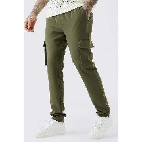 Tall - Pantalon cargo skinny élastiqué - S - Boohooman - Modalova