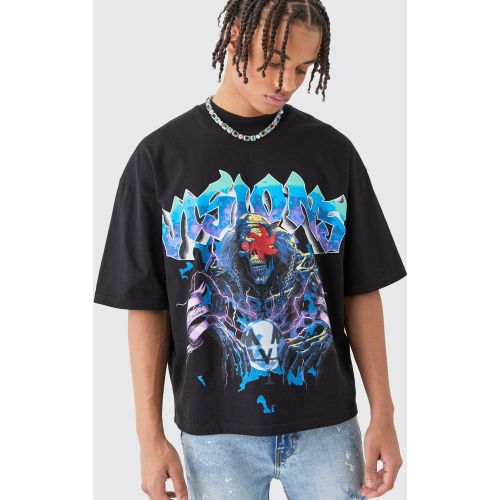 T-shirt oversize imprimé - M - Boohooman - Modalova