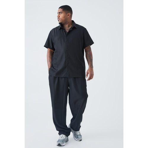 Grande taille - Ensemble avec chemise habillée et pantalon homme - XXXL - Boohooman - Modalova