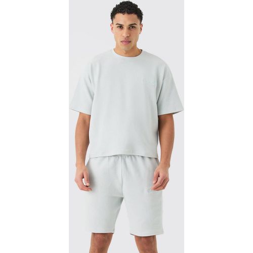 Ensemble oversize avec t-shirt et short - S - Boohooman - Modalova