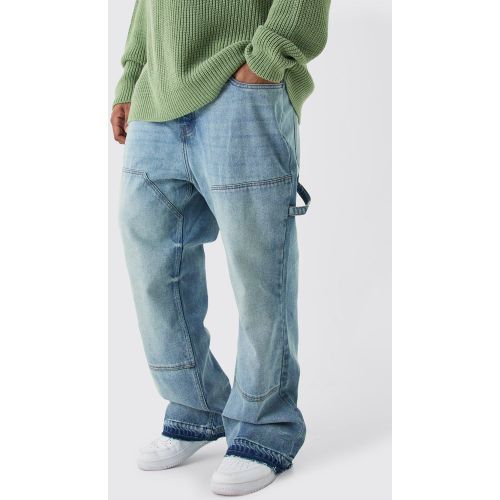 Grande taille - Jean charpentier slim homme - 38 - Boohooman - Modalova