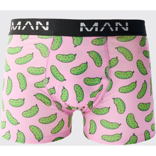 Boxer à imprimé cornichons - M - Boohooman - Modalova