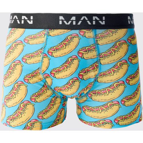 Boxers à imprimé hot-dog - S - Boohooman - Modalova