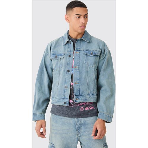 Veste en jean large - L - Boohooman - Modalova