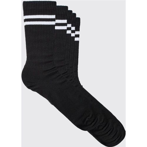 Pack Sport Stripe Socks - Boohooman - Modalova