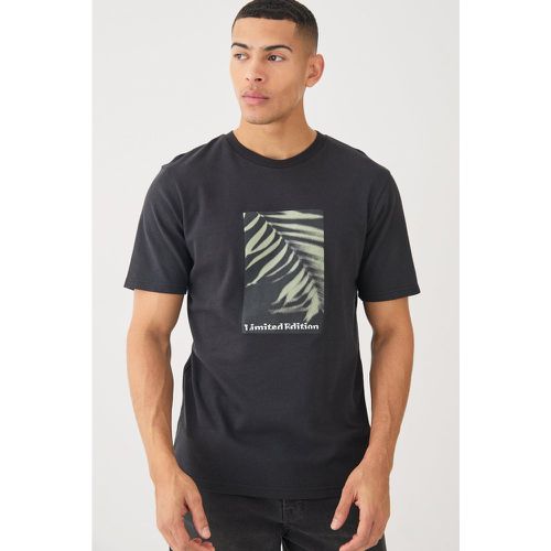 Heavyweight Interlock Palm Graphic Embroidered T-shirt - Boohooman - Modalova