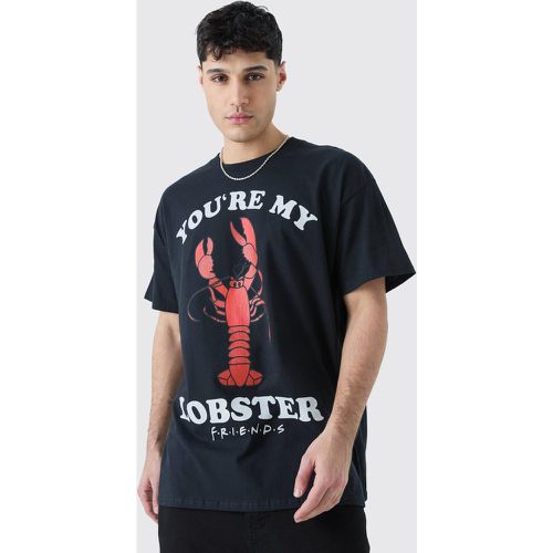 Oversized Friends Lobster License T-shirt - Boohooman - Modalova