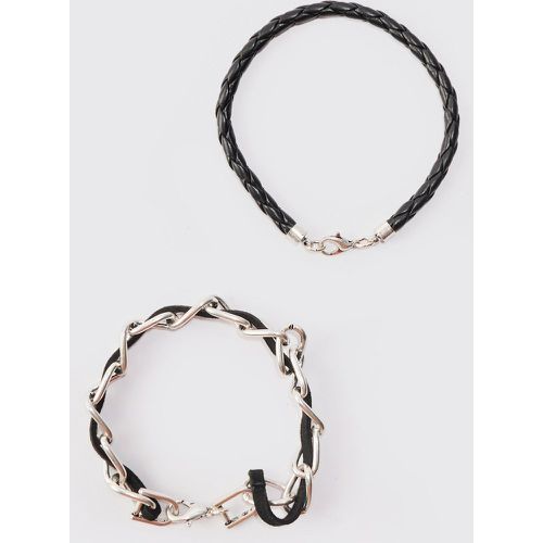 Pack Rope And Chain Bracelets - Boohooman - Modalova