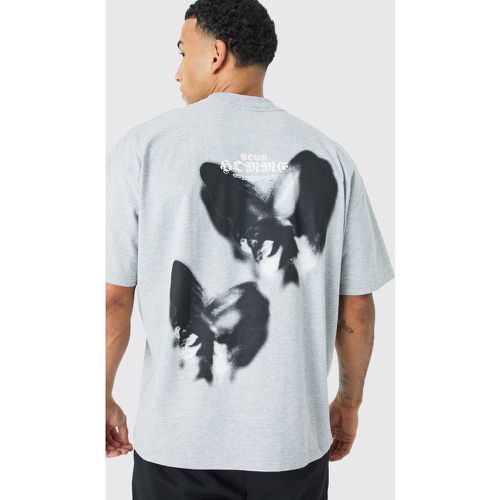 T-shirt oversize imprimé papillon - Boohooman - Modalova