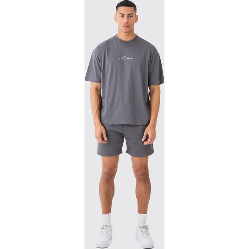 Ensemble avec t-shirt et short - MAN - S - Boohooman - Modalova