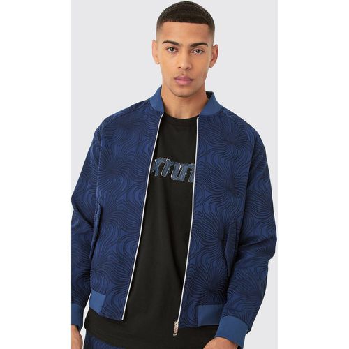 Bomber de costume texturé - L - Boohooman - Modalova