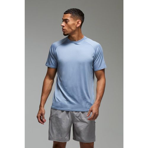 T-shirt de sport léger à manches raglan - MAN Active homme - S - Boohooman - Modalova
