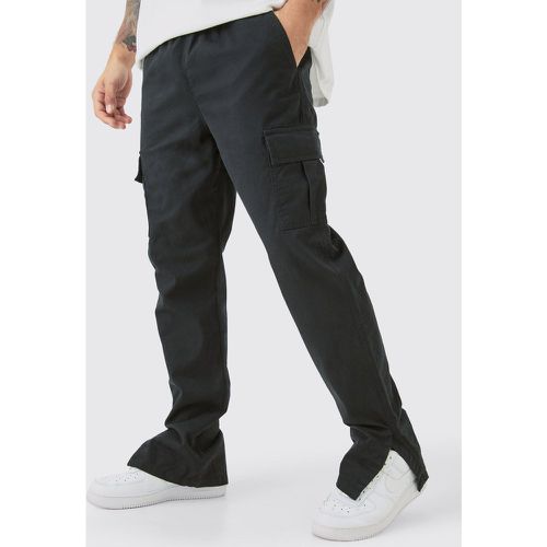 Pantalon cargo slim à taille élastiquée - M - Boohooman - Modalova