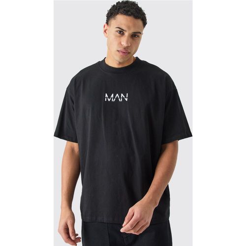 Man Dash Oversized Basic Extended Neck T-shirt - Boohooman - Modalova