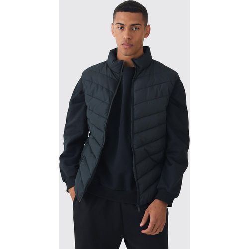 Veste sans manches à col montant - S - Boohooman - Modalova