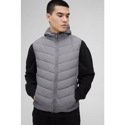 Veste sans manches matelassée - XS - Boohooman - Modalova