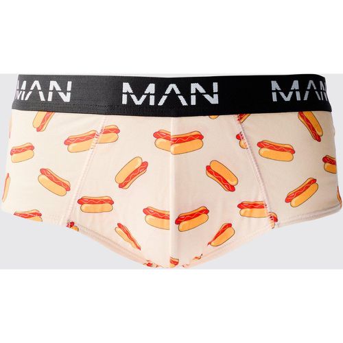 Caleçon à imprimé hot-dog - MAN - Boohooman - Modalova