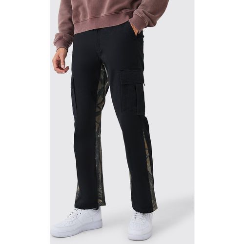 Pantalon cargo slim à imprimé camouflage - 28 - Boohooman - Modalova