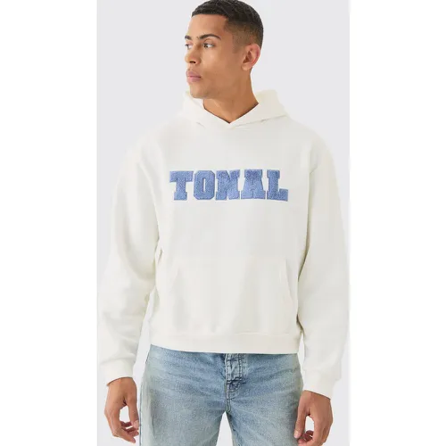 Sweat à capuche oversize en polaire - S - Boohooman - Modalova