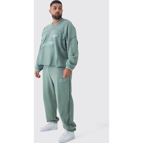 Grande taille - Survêtement oversize côtelé - XXL - Boohooman - Modalova