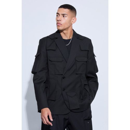 Blazer oversize à poches - 34 - Boohooman - Modalova