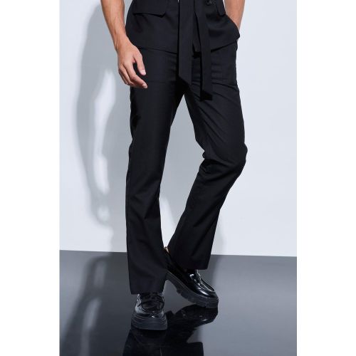 Pantalon flare oversize habillé - 36 - Boohooman - Modalova