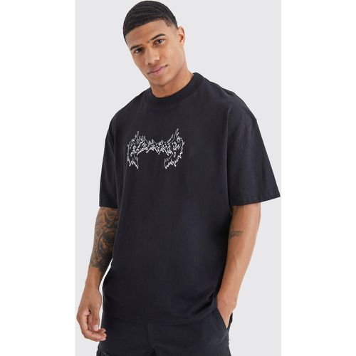 T-shirt oversize à imprimé croix - XS - Boohooman - Modalova