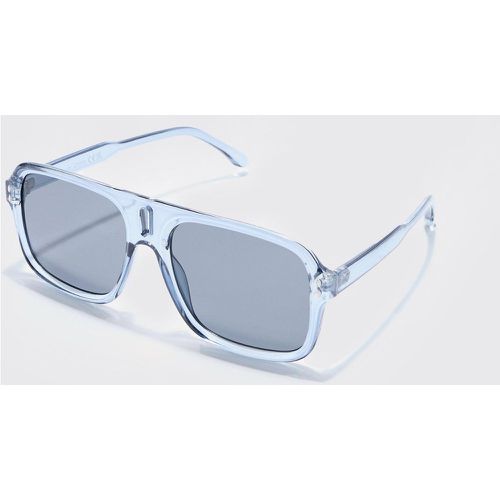 Lunettes de soleil rétro en plastique - ONE SIZE - Boohooman - Modalova