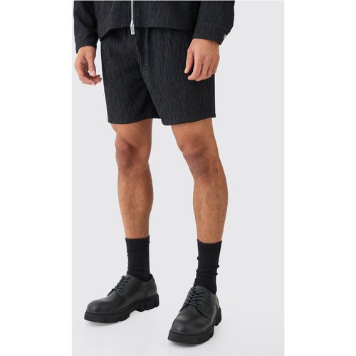 Short habillé satiné texturé - 36 - Boohooman - Modalova