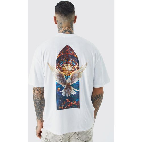 Tall - T-shirt oversize à imprimé Renaissance - Boohooman - Modalova