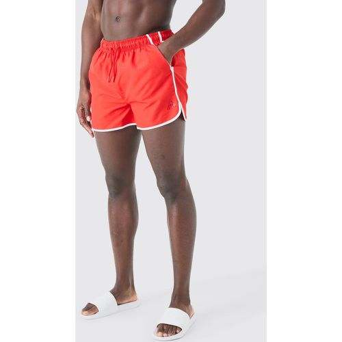 Short de bain uni - L - Boohooman - Modalova