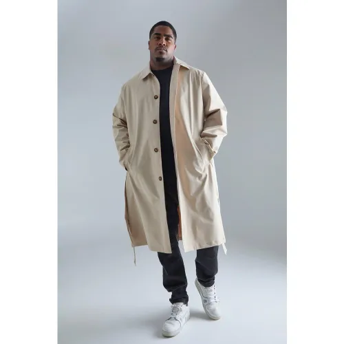 Grande taille - Trench à ceinture - XXXXL - Boohooman - Modalova