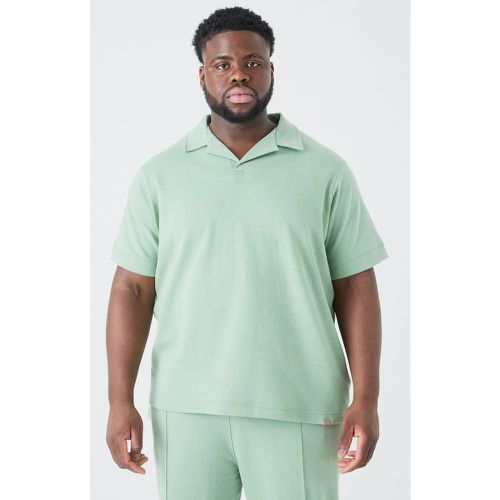 Grande taille - Polo à surpiqûres - XXXL - Boohooman - Modalova