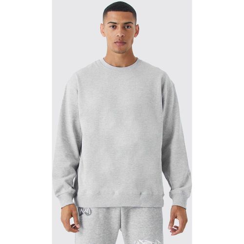 Sweat basique oversize à col rond homme - M - Boohooman - Modalova