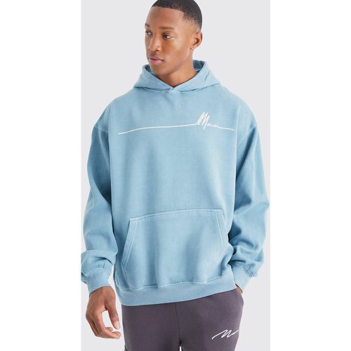 Sweat à capuche surteint imprimé - S - Boohooman - Modalova