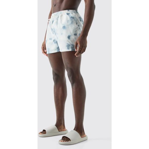 Short de bain court tie dye - M - Boohooman - Modalova