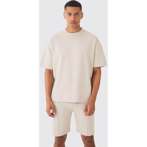 Ensemble oversize avec t-shirt et short - S - Boohooman - Modalova