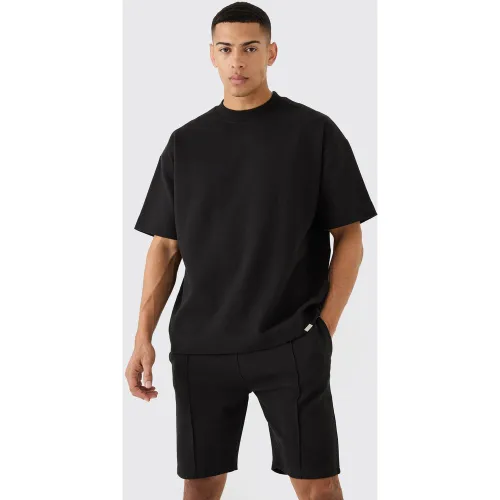 Ensemble oversize avec t-shirt et short homme - S - Boohooman - Modalova