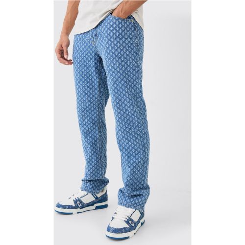 Jean large déchiré - 28R - Boohooman - Modalova