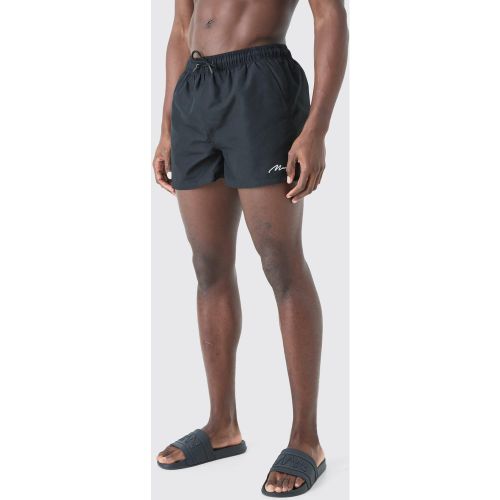 Short de bain court à logo signature - MAN - S - Boohooman - Modalova