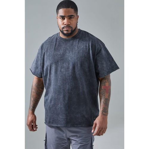 Grande taille - T-shirt de sport oversize délavé - MAN Active - XXXL - Boohooman - Modalova