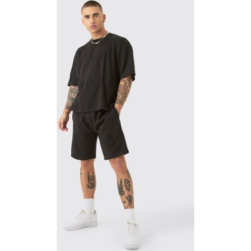 Ensemble oversize à écusson cœur - M - Boohooman - Modalova