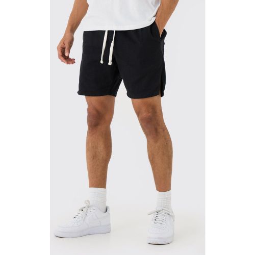 Short à taille élastiquée et fente - XS - Boohooman - Modalova