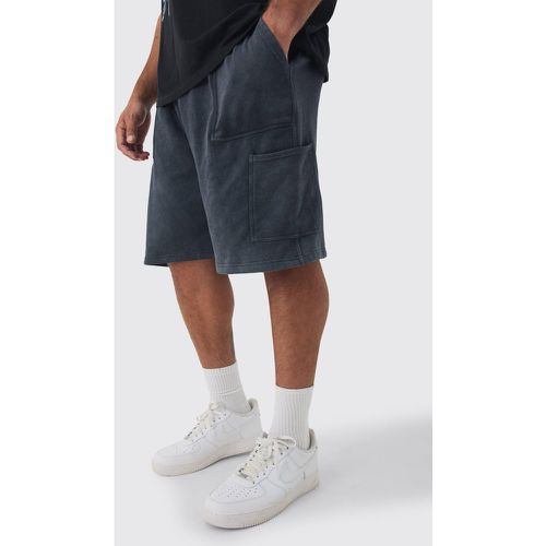 Grande taille - Short oversize délavé en - XXXXXL - Boohooman - Modalova