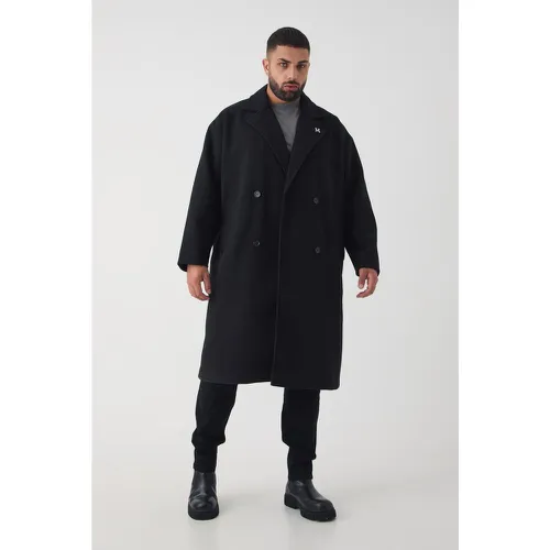 Grande taille - Manteau croisé oversize en - XXXL - Boohooman - Modalova