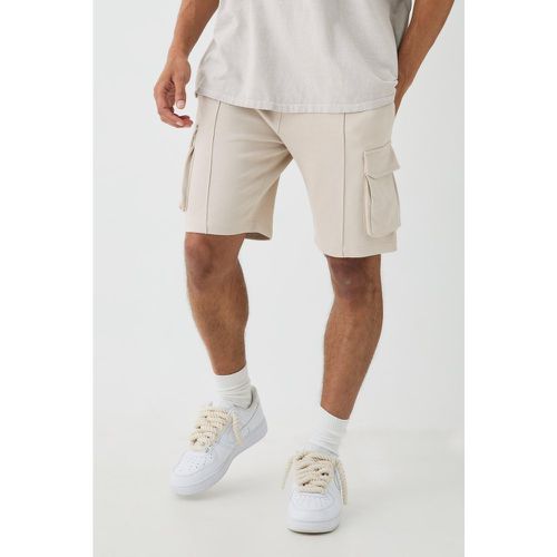 Short cargo slim à surpiqûres - S - Boohooman - Modalova