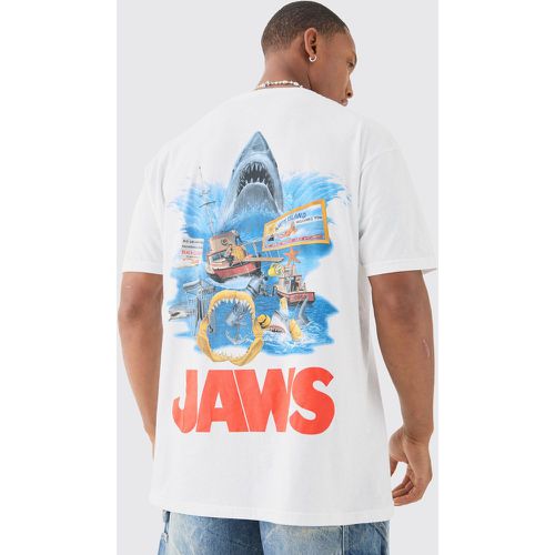 Oversized Jaws License T-shirt - Boohooman - Modalova
