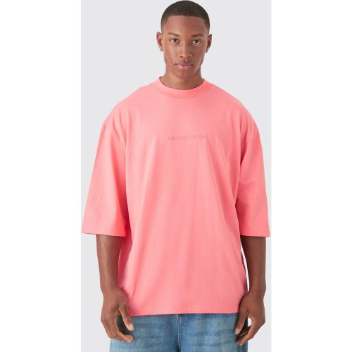 T-shirt oversize à col montant - S - Boohooman - Modalova