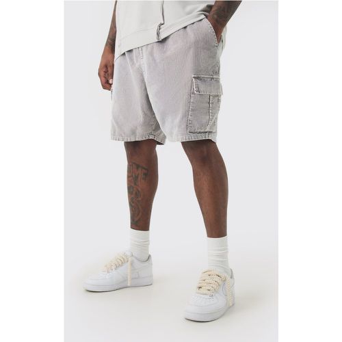 Grande taille - Short cargo en velours côtelé - 44 - Boohooman - Modalova