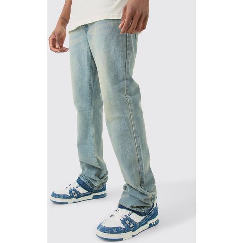 Tall - Jean flare rigide - 30 - Boohooman - Modalova